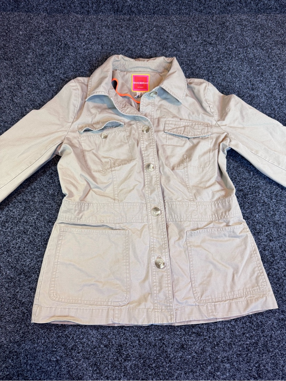Isaac Mizrahi for target women’s button front jacket preppy stylish